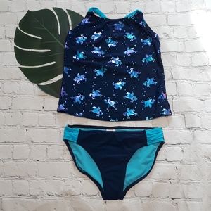Wonder nation Girl's 2 piece Bathing Suit.